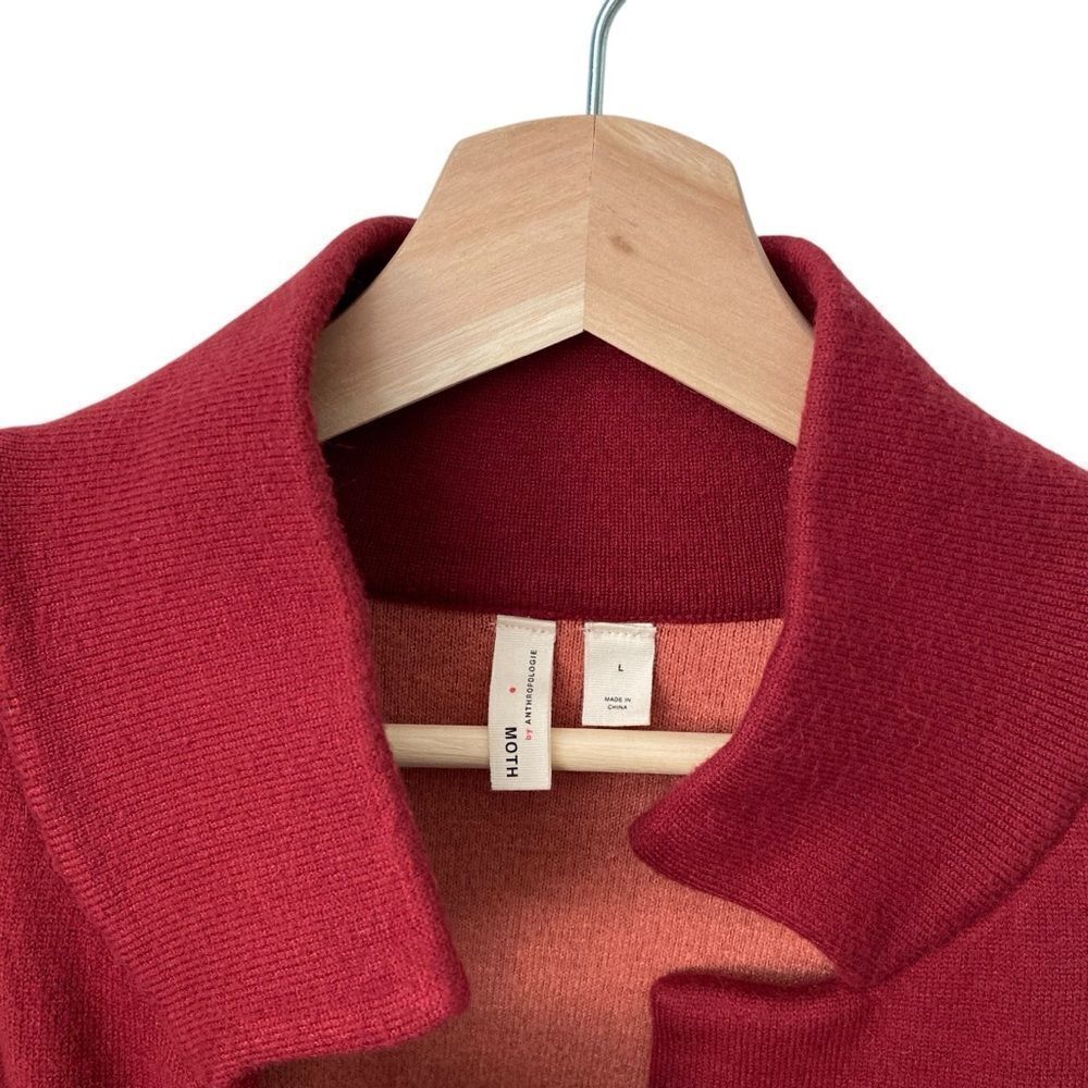 Anthropologie Moth Carey Sweater Blazer in Size Large - Picture 4 of 9